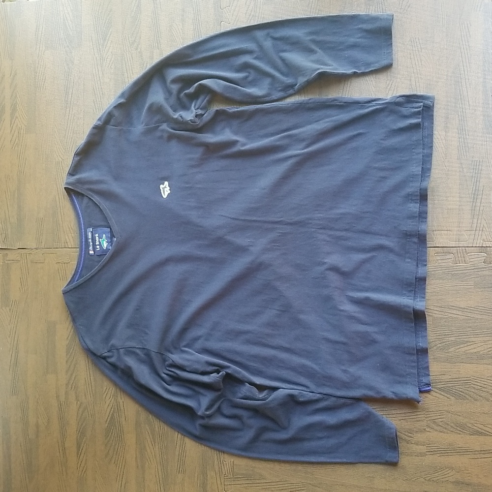 Le Shark Lanark V Neck Long Sleeve Top Navy Blue Men's XXL